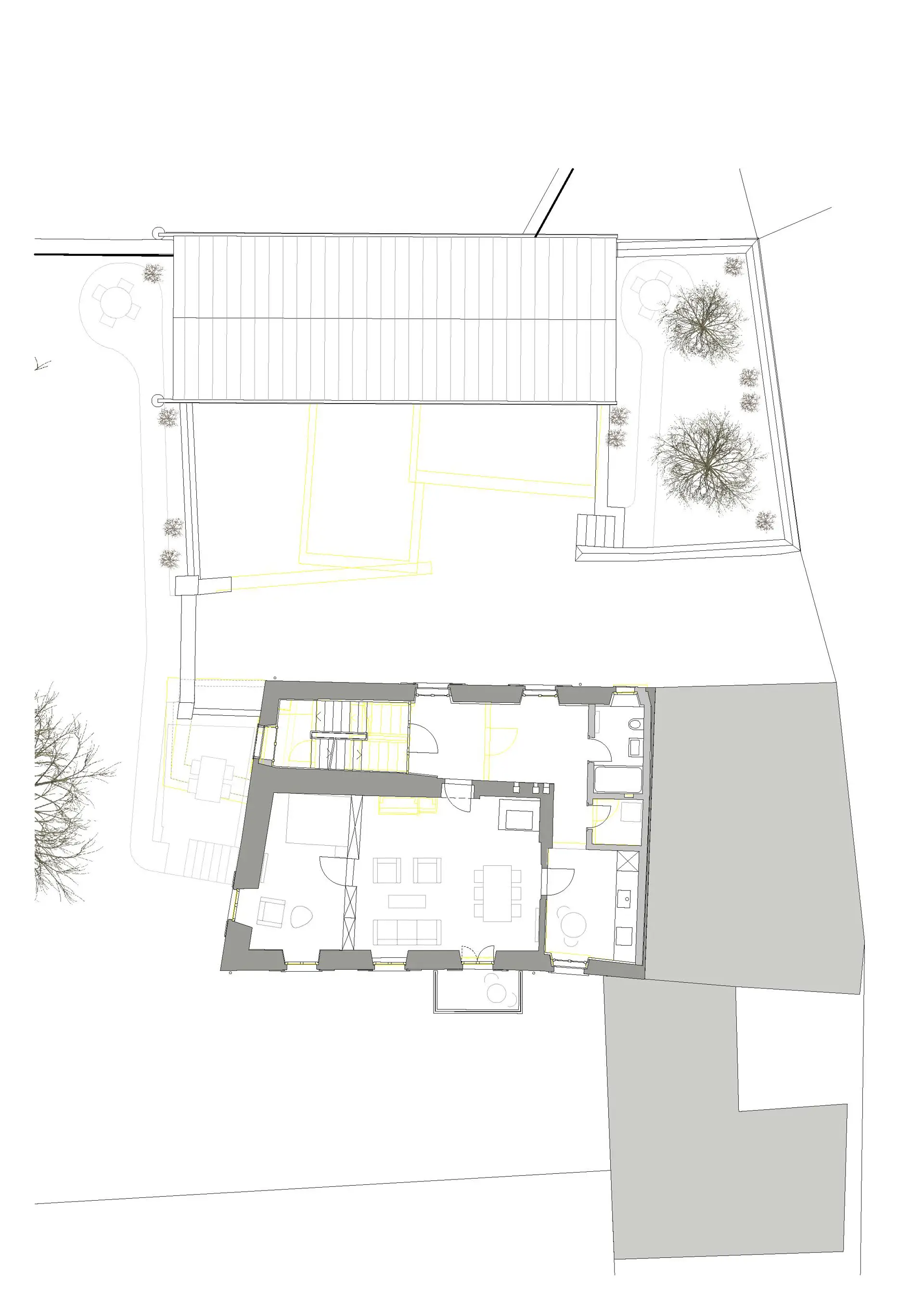 26_Umbau_Wohnhaus Ausserdorf Fläsch_Grundriss 1. Obergeschoss